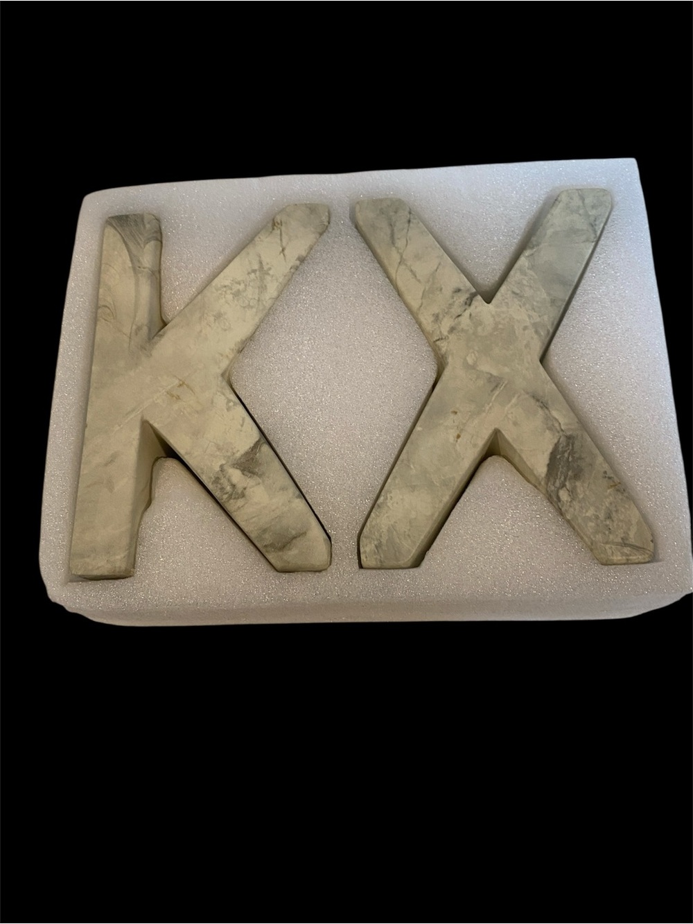 NIP Very Heavy & Thick Marble Letters